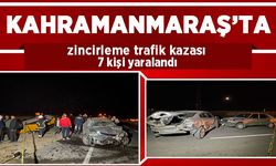Elbistan’da zincirleme kaza: 7 yaralı