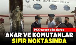 PKK'ya çok ağır darbe! Akar ve komutanlar sıfır noktasında
