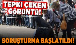 Tepki çeken görüntü!  Soruşturma başlatıldı!