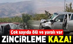 Çok sayıda ölü ve yaralılar var! Zincirleme kaza!