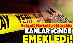 Dehşet! Markette öldürüldü! Kanlar içinde emekledi!