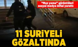 "Muz yeme" görüntüleri sosyal medya infial yarattı! 11 Suriyeli gözaltında!