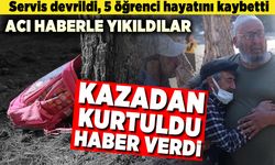 Servis devrildi! 5 öğrenci hayatını kaybetti! Acı haberle yıkıldılar