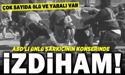 Çok sayıda ölü ve yaralı var! ABD'li ünlü şarkıcının konserinde izdiham!