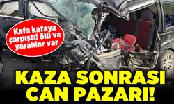 Kafa kafaya çarpıştı! Ölü ve yaralılar var! Kaza sonrası can pazarı!