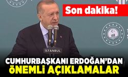 Son dakika! Cumhurbaşkanı Erdoğan'dan önemli açıklamalar!