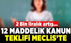 2 Bin liralık artış... 12 Maddelik kanun teklifi Meclis'te!