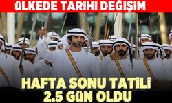 BAE sonu tatilini 2,5 güne çıkardı