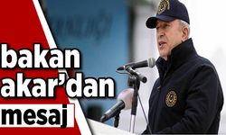 Bakan Akar'dan terörle mücadele mesajı