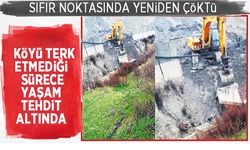 Demir madeni atıkları baraja aktı