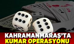Elbistan’da kumar operasyonu