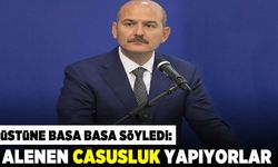 İçişleri Bakanı Süleyman Soylu üstüne basa basa söyledi: Alenen casusluk yapıyorlar!