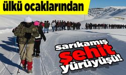Kahramanmaraş Ülkü Ocakları Sarıkamış Şehitleri için yürüdü