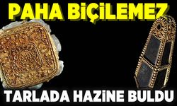 Kilise'nin bahçesinde hazine buldu