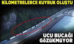 Sarp Sınır Kapısı'nda 29 kilometrelik TIR kuyruğu