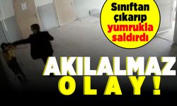 Sınıftan çıkarıp yumrukla saldırdı! Akılalmaz olay!