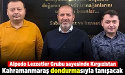 Alpedo Kervan Lezzet Grubu Sayesinde Kırgızistan, Kahramanmaraş Dondurmasıyla Tanışacak