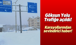 Günlerdir kapalı olan Göksun yolundan sevindirici haber!