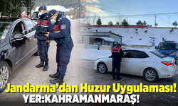 Jandarma'dan Huzur uygulaması! Yer:Kahramanmaraş