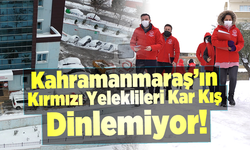 Kahramanmaraş'ta ASDEP personelleri çetin kış şartlarına rağmen görevinin başında!