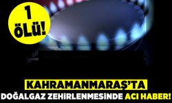 Kahramanmaraş'ta doğalgaz zehirlenmesinde acı haber! 1 ölü!
