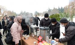 KSÜ Öğrencileri Sınav Döneminin Yorgunluğunu Kartopu Oynayarak Attı
