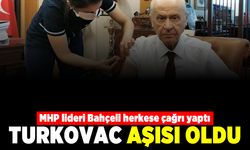 MHP lideri Bahçeli çağrı yaptı! TURKOVAC aşısı oldu!