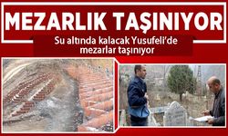 Su altında kalacak Yusufeli'de mezarlar taşınıyor