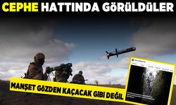 Su kesildi, cephe hattında görüldüler