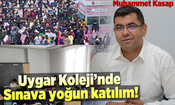 Uygar Koleji'nde sınava yoğun katılım!