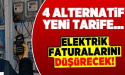 4 alternatif yeni tarife... Elektrik faturalarını düşürecek!