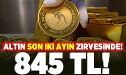 Altın son iki ayın zirvesinde! 845 TL