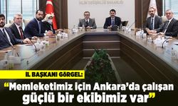 İl Başkanı Görgel: “Memleketimiz için Ankara’da çalışan güçlü bir ekibimiz var”