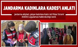 Jandarma çalışan kadınlara KADES’i anlattı