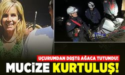 Uçurumdan düştü ağaca tutundu! Mucize kurtuluş!