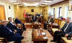 Üniversitemiz EXPO 2023’te de Aktif: EXPO 2023 Uluslararası Temsilcisi Büyükelçi Erdoğan Kök Üniversitemiz Rektörü Prof. Dr. Niyazi Can’ı Ziyaret Etti