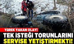 Yürek yakan olay! Tek isteği torunlarını servise yetiştirmekti!