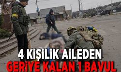 Anne, baba, iki çocuk... Ukrayna'nın Irpin şehrinden çıkmaya çalışıyorlardı, onlardan geriye sadece bir bavul kaldı