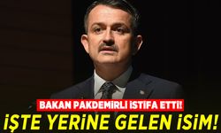 Bakan Pakdemirli istifa etti! İşte yerine gelen isim!