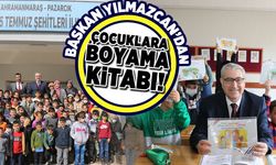 Başkan Yımazcan'dan çocuklara boyama kitabı!