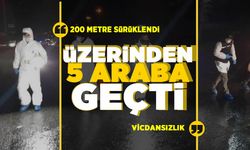Böyle vicdansızlık görülmedi! Köprüden atladı, 5 araç üzerinden geçti