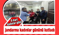 Jandarma, 8 Mart Dünya Kadınlar Gününü kutladı