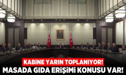 Kabine yarın toplanıyor! Masada gıda erişimi konusu var!