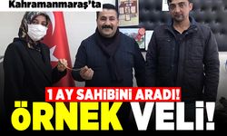 Kahramanmaraş'ta 1 ay sahibini aradı! Örnek veli