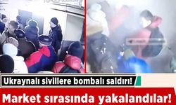 Ukraynalı sivillere bombalı saldırı! Market sırasında yakalandılar!