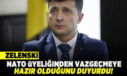 Zelenski NATO üyeliğinden vazgeçmeye hazır olduğunu duyurdu!