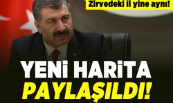 Zirvedeki il yine aynı! Yeni harita paylaşıldı!