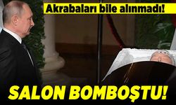 Akrabaları bile alınmadı! Salon bomboştu
