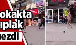 Bir vatandaş Ankara sokaklarında çırılçıplak bir şekilde dolaştı!