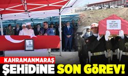 Kahramanmaraş şehidine son görev!